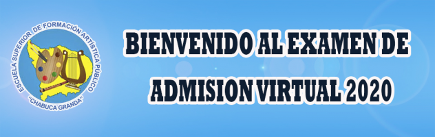 Proceso de examen de Admisión